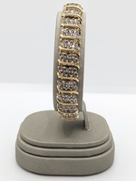  14K YG 3.35ctw Diamond Tennis Bracelet