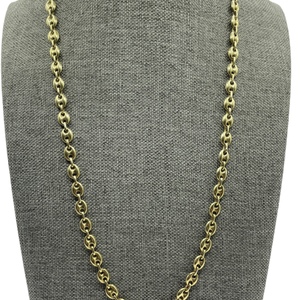  14K Yellow Gold Gucci Puff Link Chain 21"