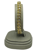  14K Yellow Gold & Diamond Tennis Bracelet 