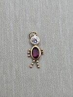  14K Yellow Gold Red St Child Charm 