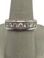  14k WG 1ctw Diamond Band Ring