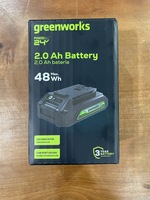 GREENWORKS Battery 2.0ah BRAND NEW