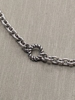  Judith Ripka Sterling Circles Necklace 18"