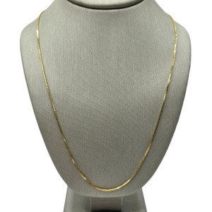  14K Yellow Gold Box Chain 20.5"