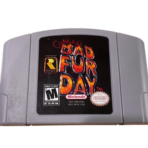 Conker's BAD FUR DAY NINTENDO 64 GAME TESTED AND WORKS