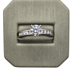 Platinum GIA certified .70ct Diamond Ring