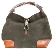 DOONEY & BOURKE LOGO LOCK SHOULDER BAG 