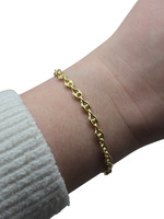  NEW 14K Gucci Puff Link Bracelet