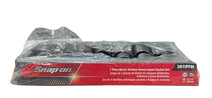 Snap On  207IPFM Metric Swivel Impact Socket Set