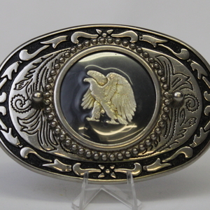 Vintage Eagle Belt Buckle - Oval Non-silver