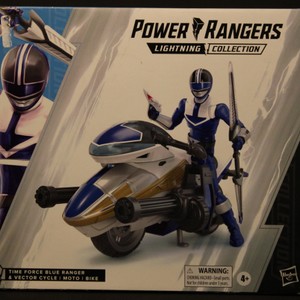 Power Rangers Lightnight collection Time force blue ranger and Vector cycle