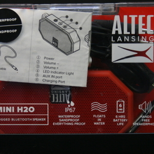 Altec Lansing iMW257 Mini H20 is a portable, Bluetooth speaker 