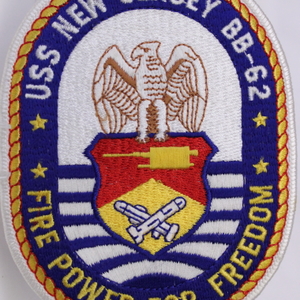 US Navy USS New Jersey BB-62 Battleship Patch