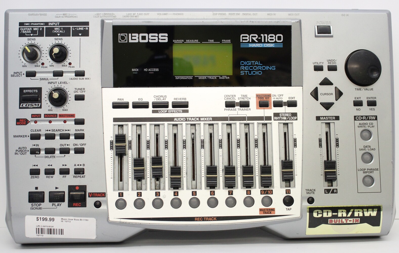 Boss BR-1180 CD Digital Recording Studio Multi Track Recorder | ABC ...