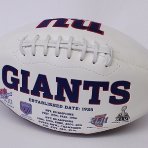 Odell Beckham Jr. Autographed NY Giants Logo Football JSA COA 