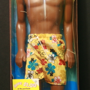 MATTEL BARBIE 1999 "HAWAII" STEVEN AFRICAN AMERICAN DOLL #24620