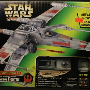 Sealed Star Wars Power of the Force Luke Skywalker's Red Five X-Wing Fighter