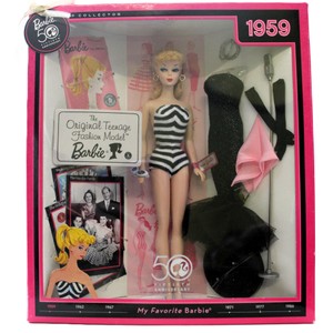 2008 The Original Teenage Fashion Model Barbie 1959 50th Anniversary #N4974 NIB
