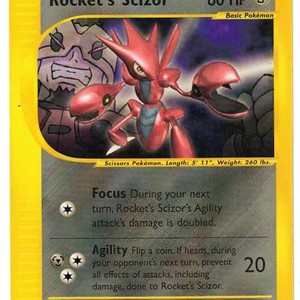 2002 Pokemon 4 Rocket's Scizor