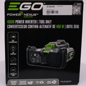 EGO Power+ Nexus Escape 120 V Battery Portable Sine Wave Inverter Tool Only 400 