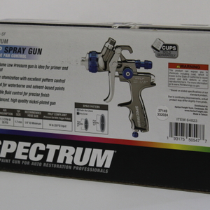 SPECTRUM Premium HVLP Gravity-Feed Air Spray Gun with Side Fan Control
