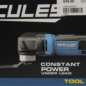HERCULES 20V Brushless Cordless Variable-Speed Oscillating Multi-Tool - Tool On
