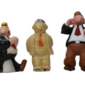 Popeye the Sailor Man "Wimpy" Soap Figure Cartoon (with 2 free figures)