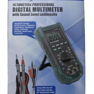 Cen-Tech 14 Function Professional Digital Multimeter w/Sound Level #98674
