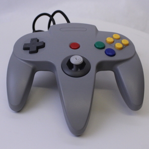Lot of 3 Nintendo 64 Controller Blue, Red Grey