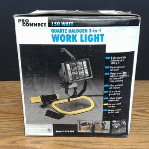 Work Light Pro Connect 150w Quartz Halogen 3 in 1 