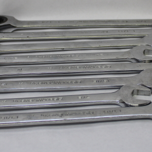 8pc GearWrench Set ratcheting, SAE 7/8 - 1-1/4, Metric 24 & 25mm
