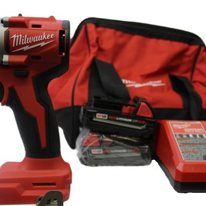 Milwaukee 3601-20 cordless drill kit, includes 2 rechargeable 