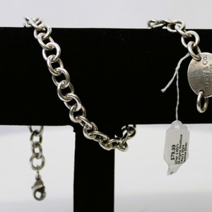 Tiffany Style Sterling Silver Necklace. Tiffany & Co .925