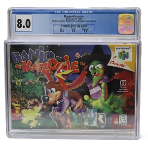 Banjo Kazooie Nintendo 64 N64 Graded CGC 8.0