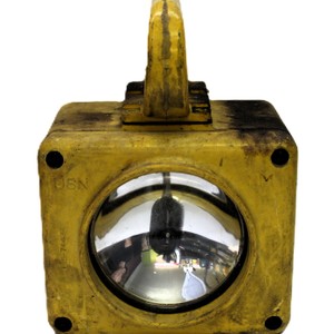 Vintage US Navy Battle Handheld Deck Light Mfg. By The Roflan Company USA