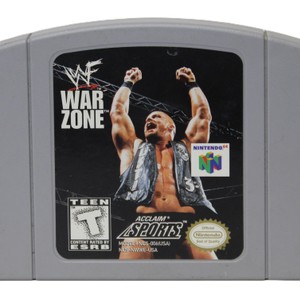 WWF War Zone Nintendo 64 Authentic Tested Works