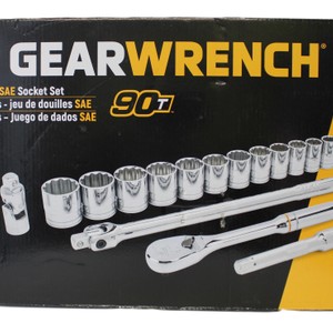 GEARWRENCH 19 Pc. 1/2" SAE Socket Set 90T 80792 