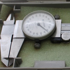 Mitutoyo No. 505-626-50 Machinists 6" Shock Proof (.001") Dial Caliper, Japan