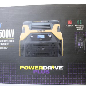 PowerDrive Plus PWD1500P 1500 Watt Power Inverter with Bluetooth(R) Wireless Tec