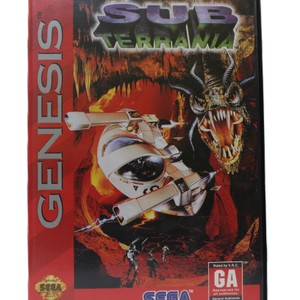 Sub Terrania (Sega Genesis, 1994) Authentic