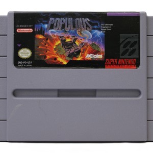 Super Nes Nintendo Populous