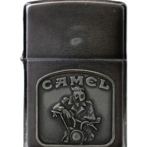 Zippo Unfired 1992  Camel Tombstone Motorcycle Cigarette