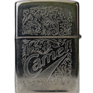 Zippo Unfired 1989 Camel Cigarettes  Lighter Rare Silver Plated