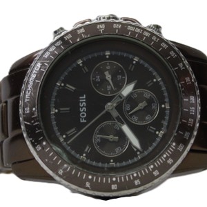 Fossil Quartz Chronograph Aluminum Brown Dial Watch - CH2746 