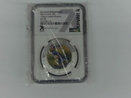 NGC 2022 Cook bird coin MS 70 .999 1 toz Silver