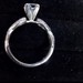  Engagement Ring! White Gold 14K .80 Center Stone diamond.