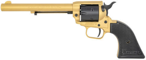 Heritage Manufacturing Rough Rider Gold 6.5" 22 Long Rifle Revolver - Gold