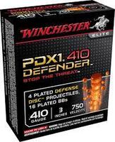 Winchester PDX1 Defender Ammunition 410 Bore 3" 4 Disks over 1/3 oz BB Shot