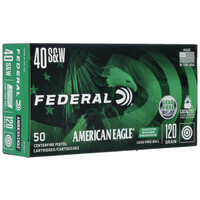 Federal Indoor Range Training .40 S&W FMJ 120 Grain Lead Free