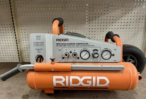 Ridgid mini wheelbarrow 5gal compressor